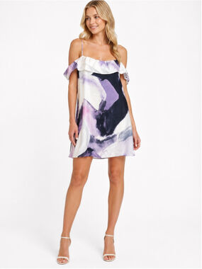 French Connection | Dresses | French Connection Whisper Sleeveless Asymmetric Hem Mini Dress Nwt